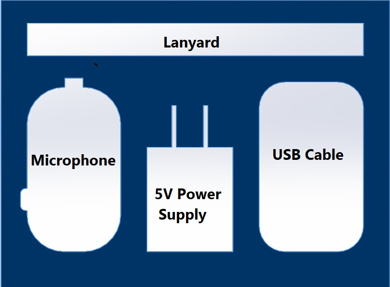 DSN AI Mic Box Contents